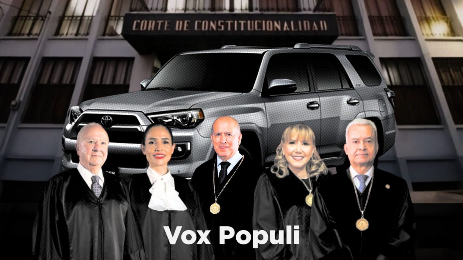 El costo del miedo: magistrados de la CC compran camionetas de lujo y las blindan