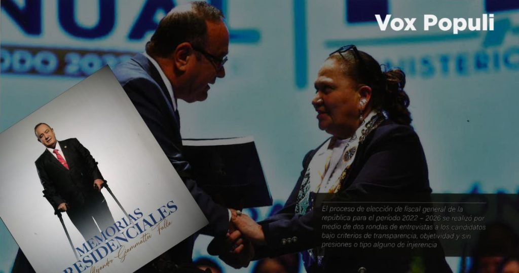 Confesiones y contradicciones de Giammattei en sus Memorias Presidenciales