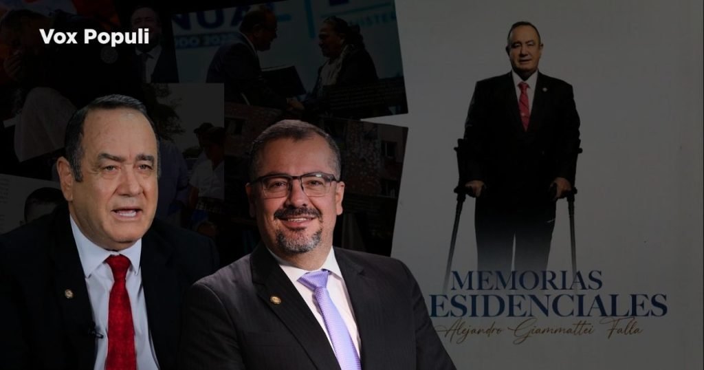 Tras investigación de Vox Populi denuncian a Giammattei y a exministro Felipe Aguilar